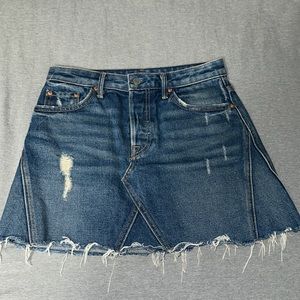 GRLFRND Eva A-Frame Gusset Skirt in color Walk This Way